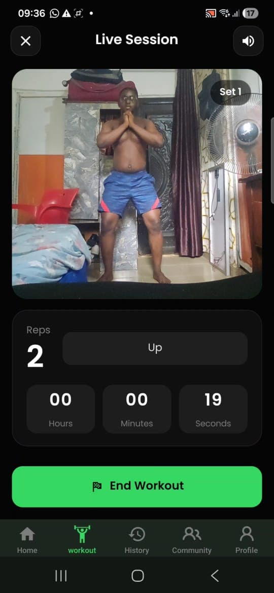RepSense prototype screen 6